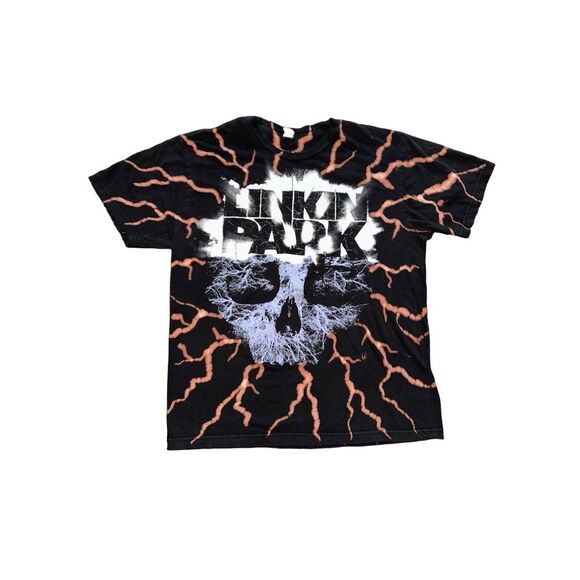 Linkin Park Lightning Bleached Tee - Picture 1 of 4
